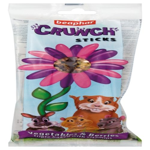 Beaphar Small Animal Crunch Sticks Vegetables & Berries