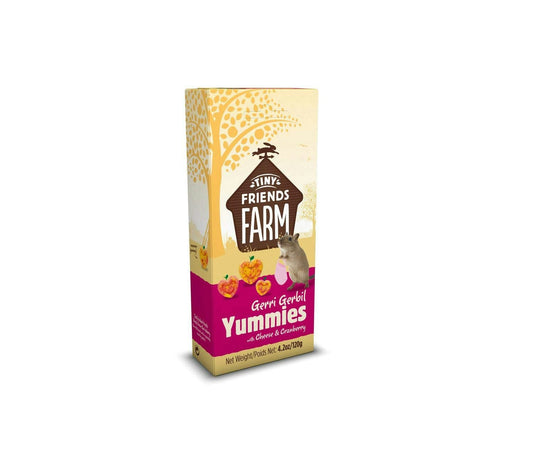 4 x Tiny Friends Gerri Gerbil Yummies Cheese & Cranberry 120g