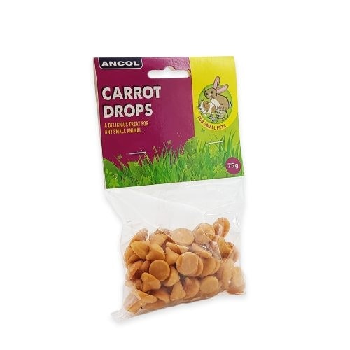 Ancol Carrot Drops 75g (Pack of 6)
