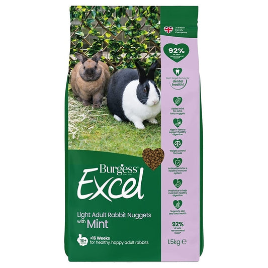 4 x Burgess Excel Rabbit Light 1.5kg