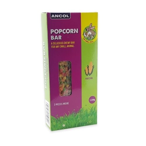 Ancol Popcorn Bar 120g (Pack of 6)